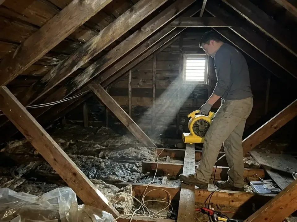 attic-water-damage-drying-proc-007 — frequently asked questions, Emergency Water Extraction & 24/7 Flood Response in Hatties…